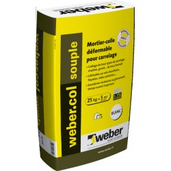 WEBER Colle souple blanche...